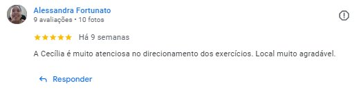 Depoimento de aluna do Studio Cecília Acosta